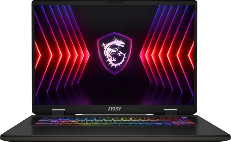 Sword 17 HX B14VFKG-011BE - Gaming Laptop - Core i7 - RTX 4060 - 16GB/1000GB - 165 Hz - 17 inch - azerty by MSI, Grey, AZERTY – cover