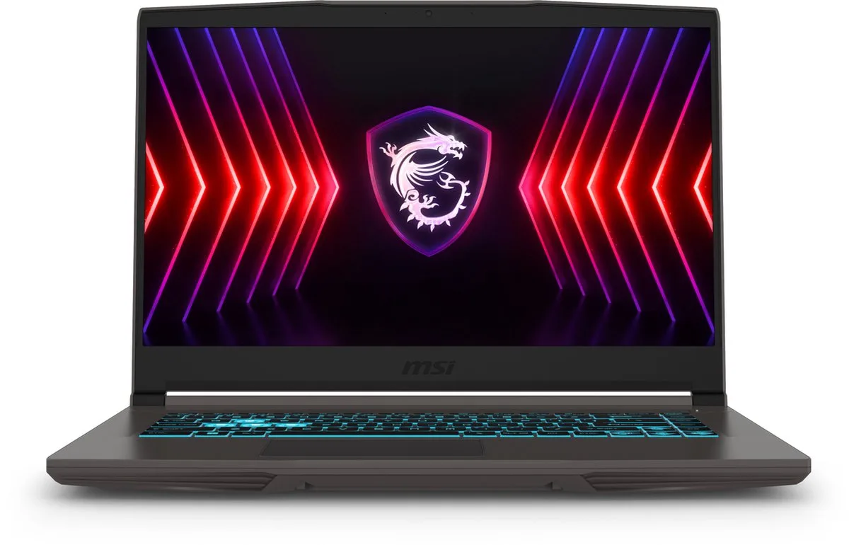 Thin 15 B12UCX-2076NL - Gaming Laptop - 15.6 inch - 144Hz de MSI, Gris – jaquette