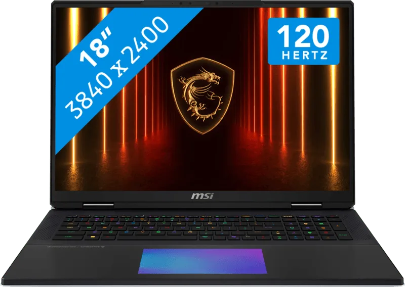 Titan 18 HX AI A2XWJG-235BE Azerty de MSI, AZERTY – jaquette