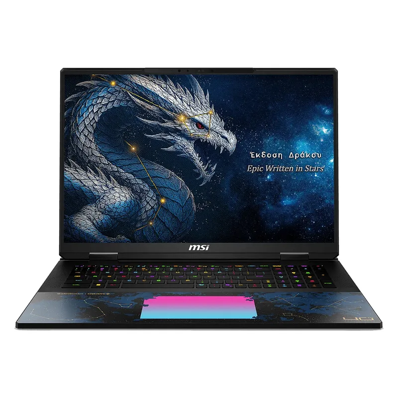 Titan 18 HX Dragon Edition Draco Epic A2WJ-1218 CU9 290HX Plus/96GB/4TBSSD/RTX5090/W11 Home by MSI – cover