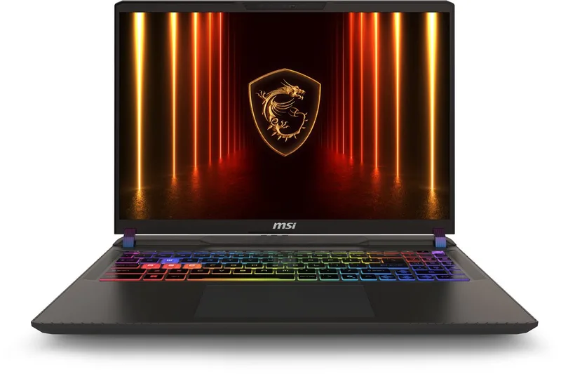 Vector A16 HX A8WHG-023NL - Gaming Laptop - 16 inch - RTX 5070 Ti - 16GB/1000GB by MSI, Grey – cover