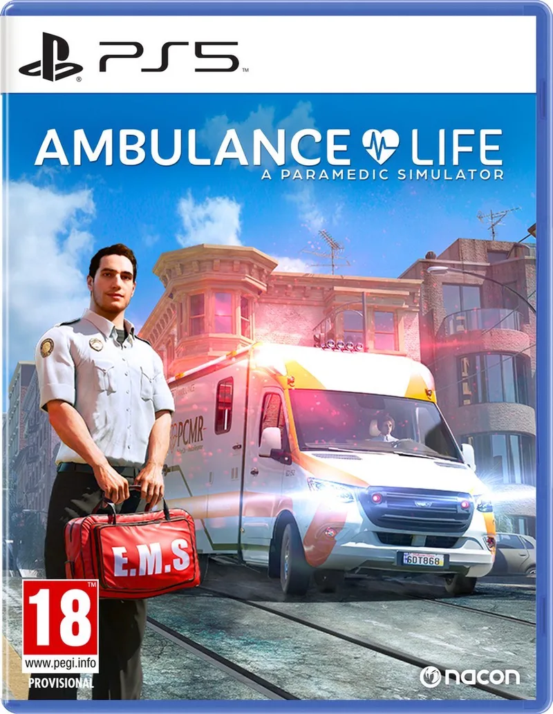 Ambulance Life: A Paramedic Simulator van Nacon, PS5 – cover