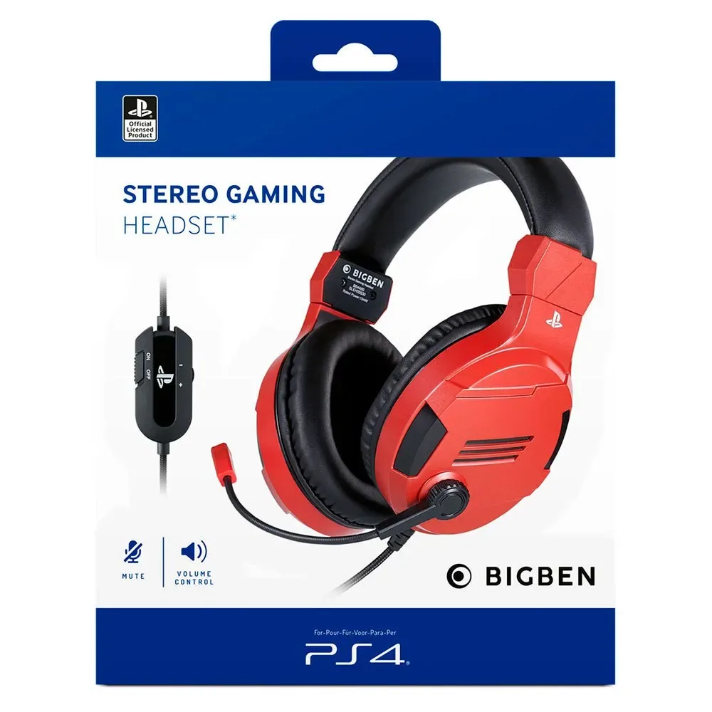 Casque Gaming Bigben Ps4 V3 de Nacon – jaquette