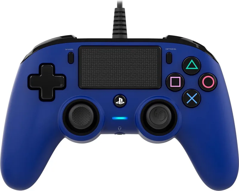 Compact Official Licensed Bedrade Controller - PS4 by Nacon, Blue – cover