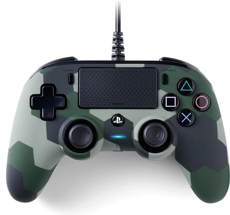 Compact Official Licensed Bedrade Controller - PS4 by Nacon, Camo – cover