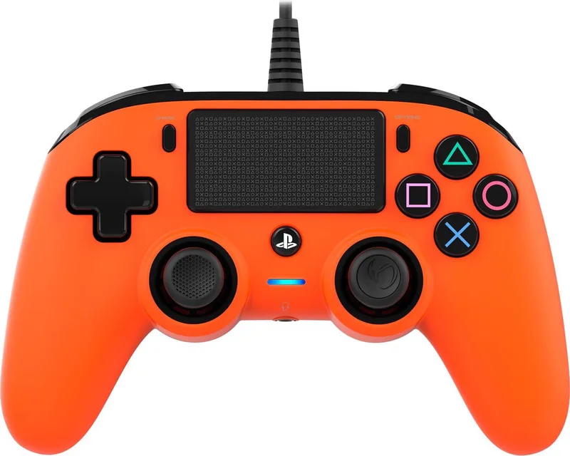 Compact Official Licensed Bedrade Controller - PS4 de Nacon, Orange – jaquette
