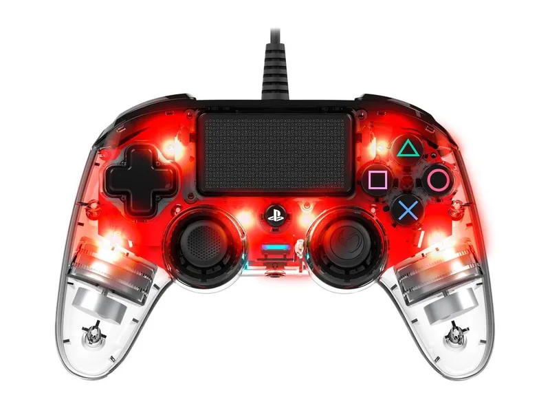 Compact Official Licensed Bedrade LED Controller - PS4 - Rood by Nacon, LED Rood – cover