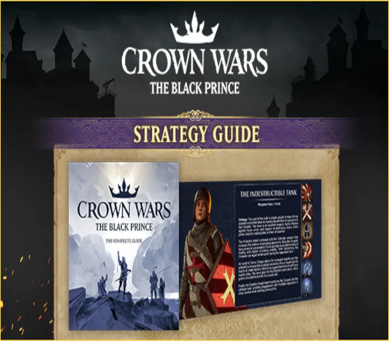 Crown Wars: The Black Prince – Strategy Guide DLC de Nacon – jaquette