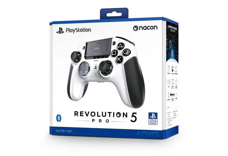 NACON PS5 Revolution 5 Pro Controller [Off. lizenz/white] PlayStation 5-Controller by Nacon – cover