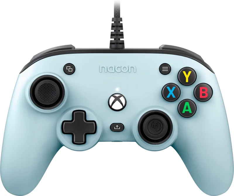 Pro Compact Official Bedrade Controller - Xbox Series X | S de Nacon, Pastel blauw – jaquette