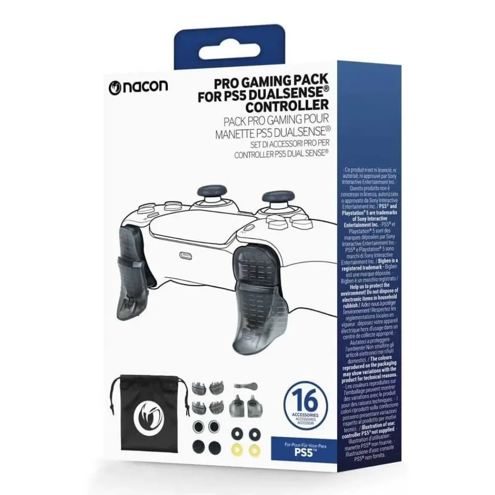 Pro Gaming Pack Voor Ps5 Dualsense Controller 16 Accessoires van Nacon – cover