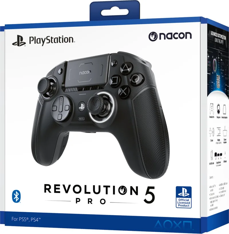 Revolution 5 Pro - Game Controller - PC, PlayStation van Nacon, Zwart – cover