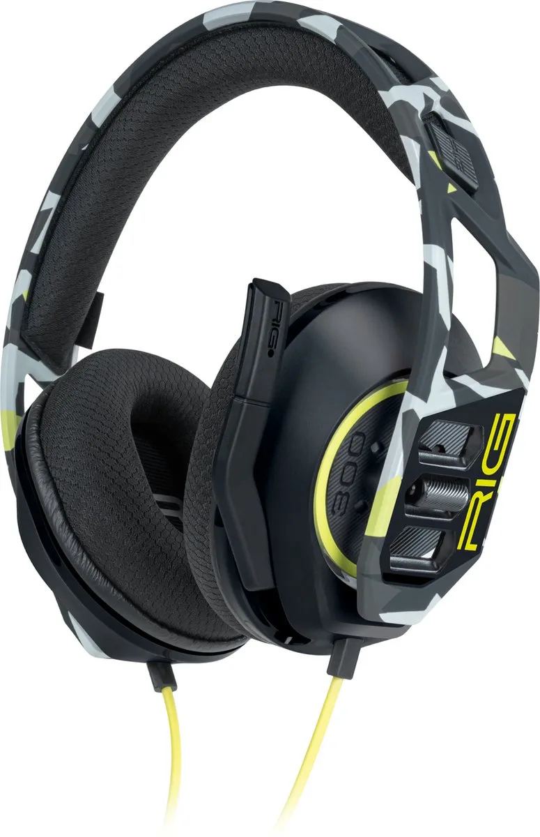 RIG 300 HSW Pro Bedrade Gaming Headset - PS5 & PS4 by Nacon, Acid Camo – cover