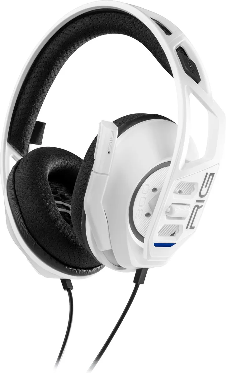 RIG 300 HSW Pro Bedrade Gaming Headset - PS5 & PS4 de Nacon, Blanc – jaquette
