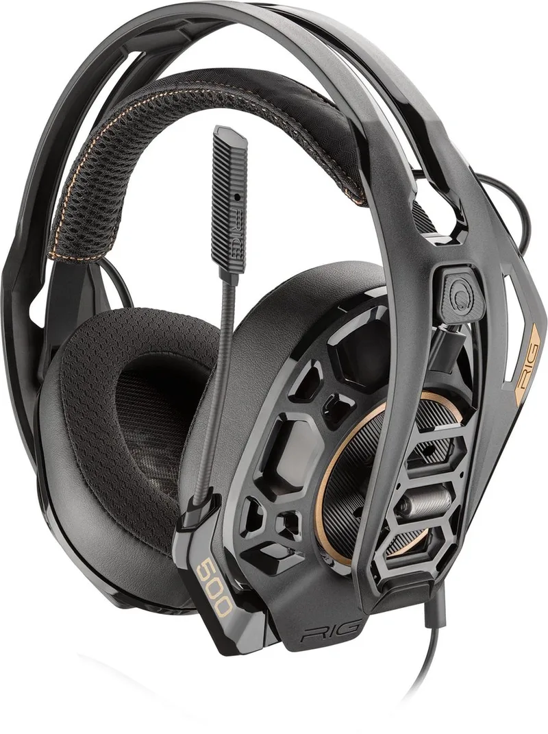 RIG 500 PRO HX - Dolby Atmos Gaming Headset - Xbox One & Windows PC by Nacon, Black – cover