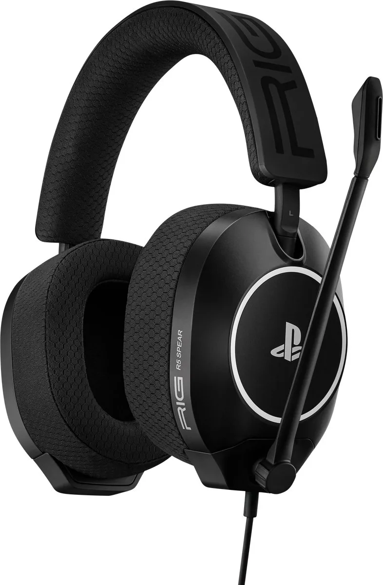 RIG R5 Pro Spear Officieel gelicenseerde Headset – PS4/PS5 by Nacon, Black – cover