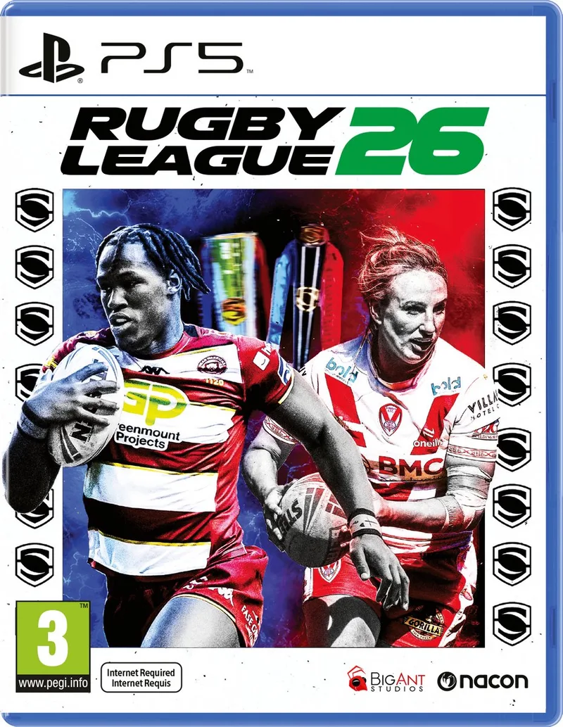 Rugby League 26 de Nacon, PS5 – jaquette