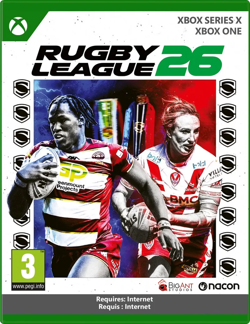 Rugby League 26 by Nacon, Xbox Series X | S – cover
