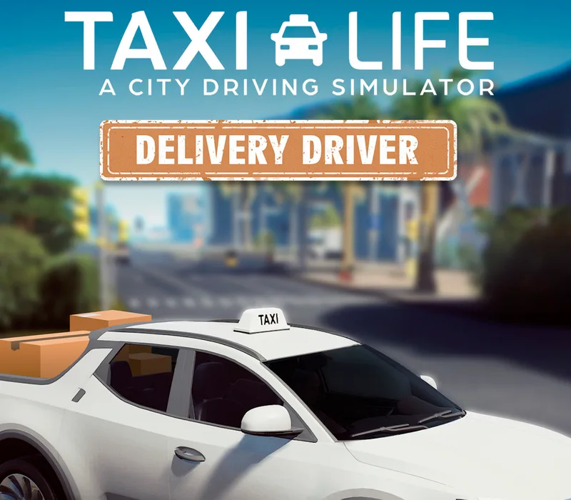 Taxi Life: A City Driving Simulator – Delivery Driver DLC EU van Nacon – cover