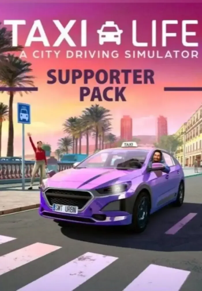 Taxi Life: A City Driving Simulator – Supporter Pack DLC från Nacon – omslag