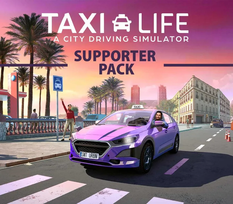 Taxi Life: A City Driving Simulator – Supporter Pack DLC EU van Nacon – cover