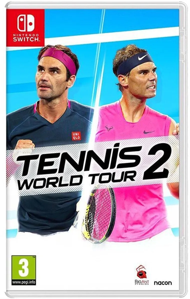 Tennis World Tour 2 by Nacon, Nintendo Switch – cover
