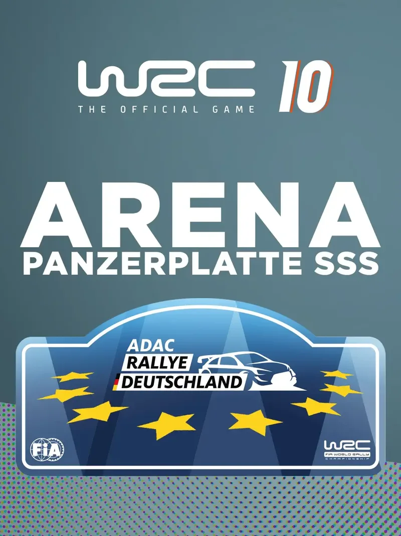 WRC 10 – Arena Panzerplatte SSS DLC fra Nacon – cover