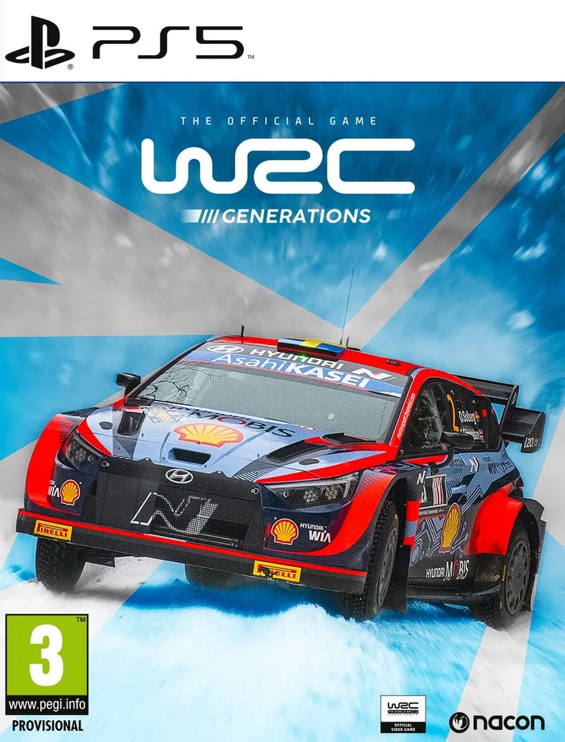 WRC Generations van Nacon, PS5 – cover