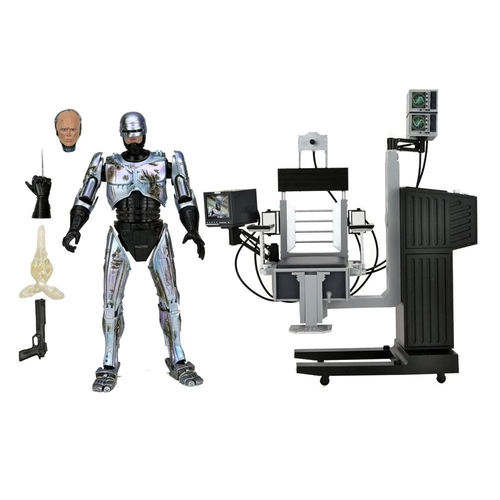 Battle Damaged RoboCop with Chair van NECA – cover