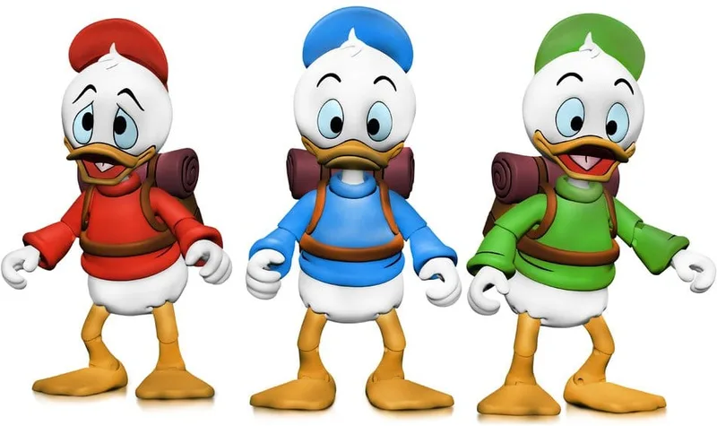 DuckTales Ultimate Action Figures 3-Pack - Huey, Dewey, & Louie van NECA – cover