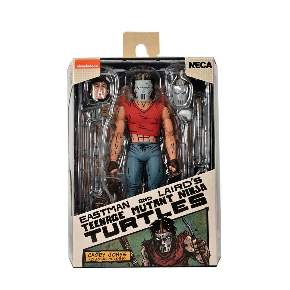 Ninja Turtles Casey Jones In Rood Shirt Figuur 18 Cm van NECA – cover