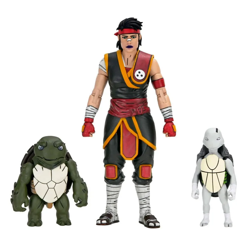 Teenage Mutant Ninja Turtles Marie Ronin De Laatste Casey Baby Odyn Uno Ultimate-figuur 17 Cm van NECA – cover