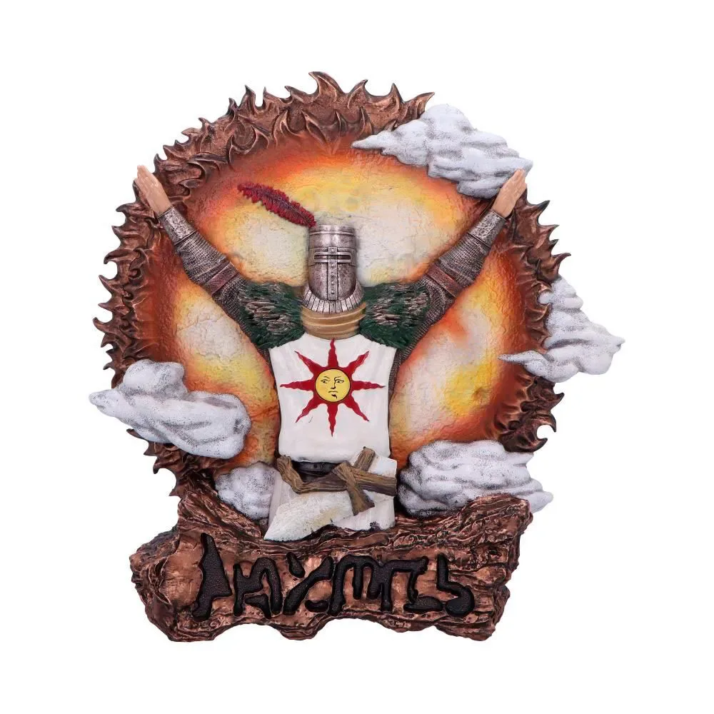 Figure Dark Souls Solaire Wall Plaque de Nemesis Now – jaquette