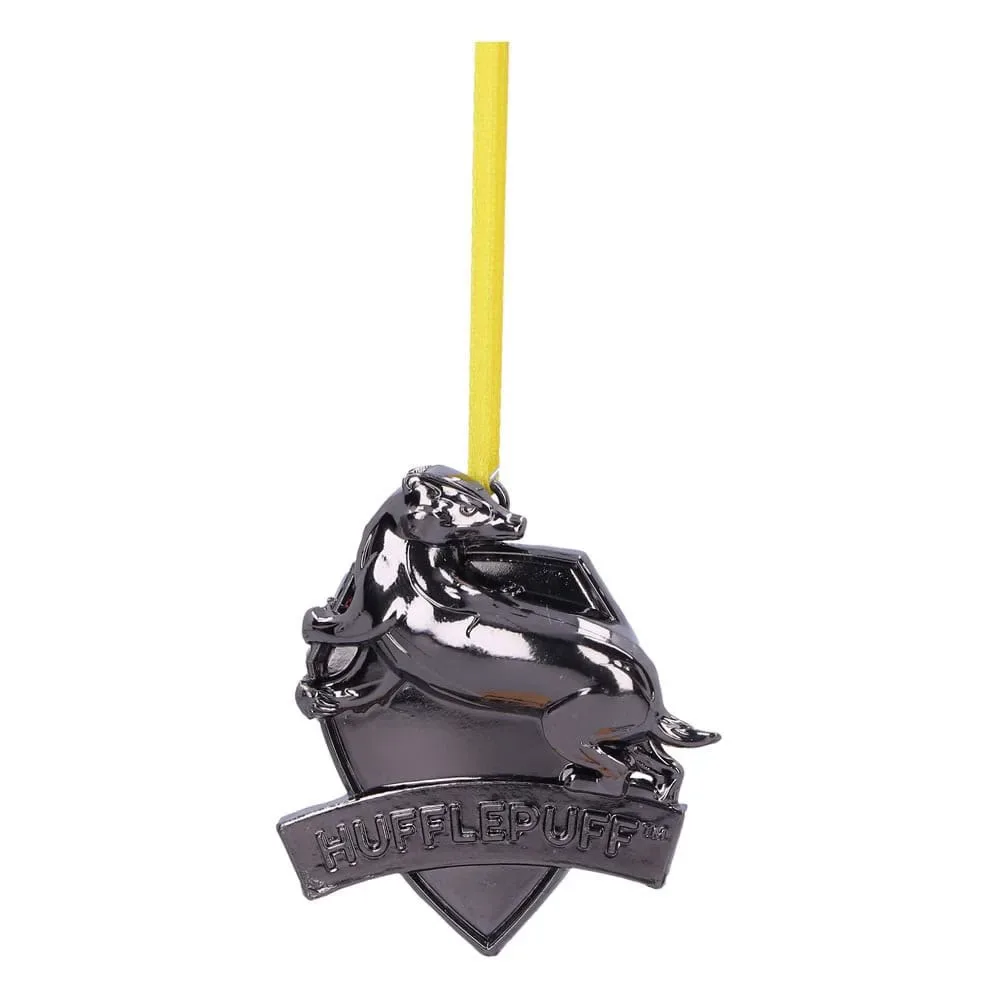 Ornement Blason Poufsouffle Harry Potter Argent 6 Cm de Nemesis Now – jaquette