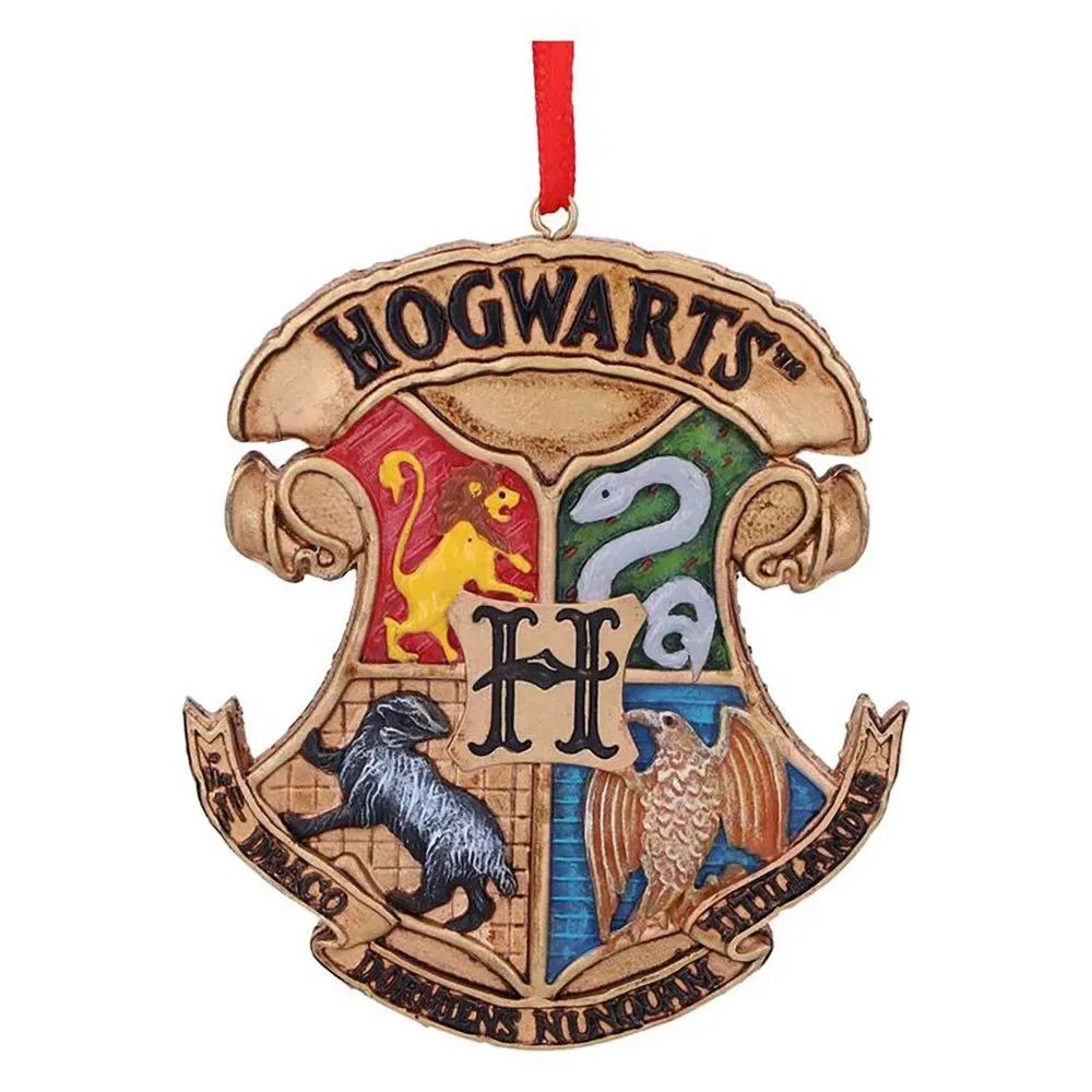 Décoration De Noël à Suspendre Avec Blason Hogwarts de Nemesis Now – jaquette
