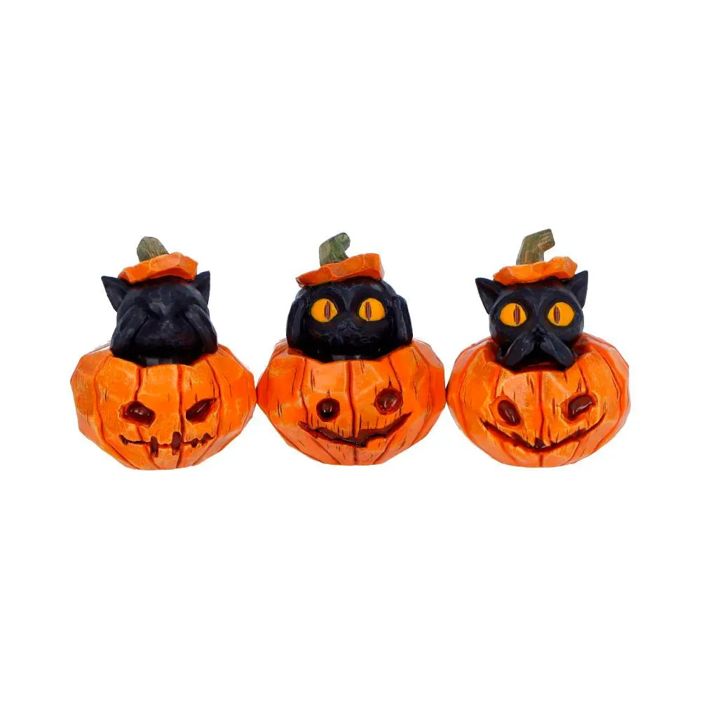 Whisper Wood Three Wise Pumpkin Patch Figur från Nemesis Now – omslag