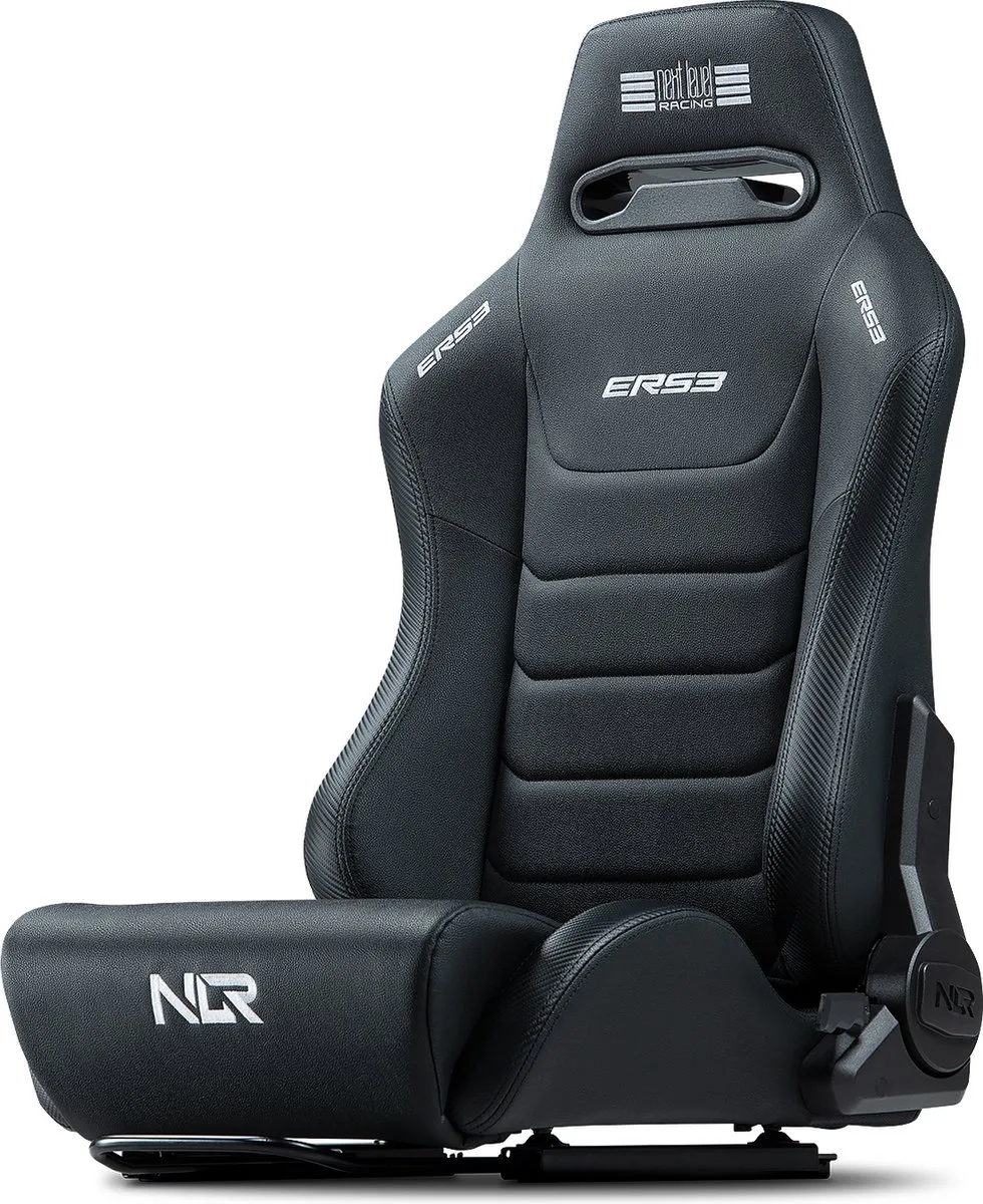 ERS3 Elite Racestoel - Dubbel Verstelbaar - Ergonomisch - Luxe PU Leer by Next Level Racing, Black – cover