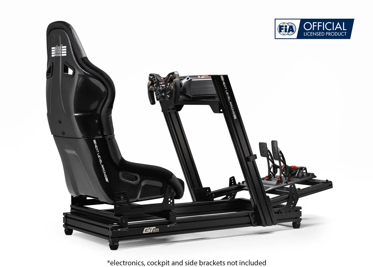 ES2 Elite Sim - Racestoel Cockpit - Hybride Comfortontwerp - Carbon van Next Level Racing, Zwart – cover
