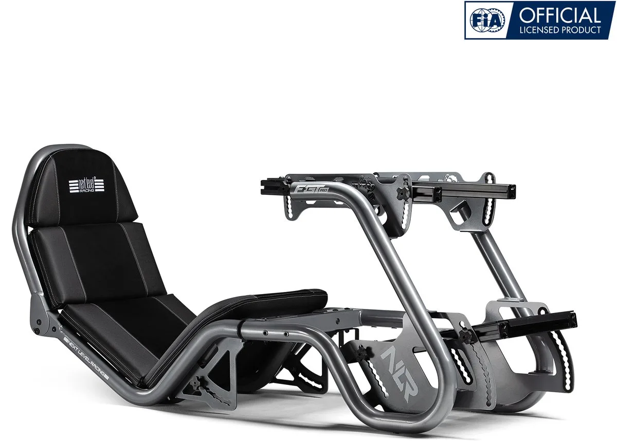 F-GT Pro - Formula & GT Racing Cockpit - Racestoel - Volledig Verstelbaar van Next Level Racing, Grijs – cover