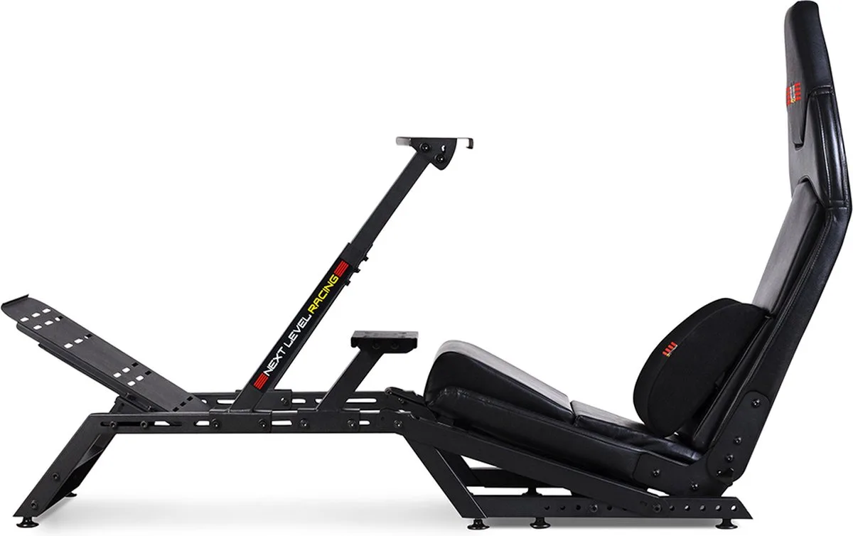 F-GT Simulator - Racestoel Cockpit - Compatibel met Logitech/Thrustmaster/Fanatec van Next Level Racing, Zwart – cover