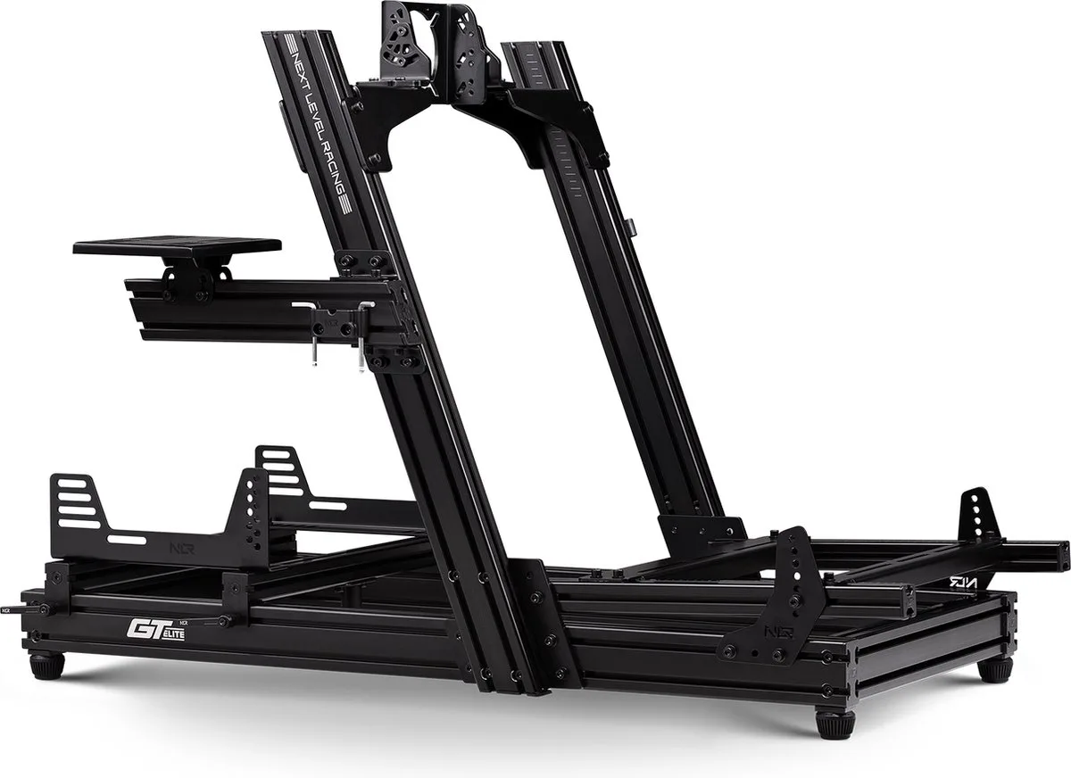 GT Elite - Simulator Cockpit - Compatibel met NLR Elite producten by Next Level Racing, Black – cover