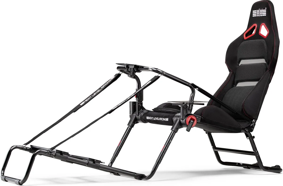 GT Lite Pro - Racestoel Cockpit - Opvouwbaar & Licht - Versnellingspookhouder by Next Level Racing, Black – cover
