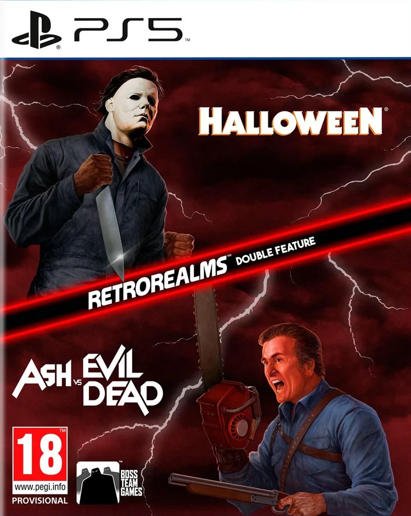 Halloween and Ash vs Evil Dead RetroRealms Double Feature van Nighthawk Interactive, PS5 – cover