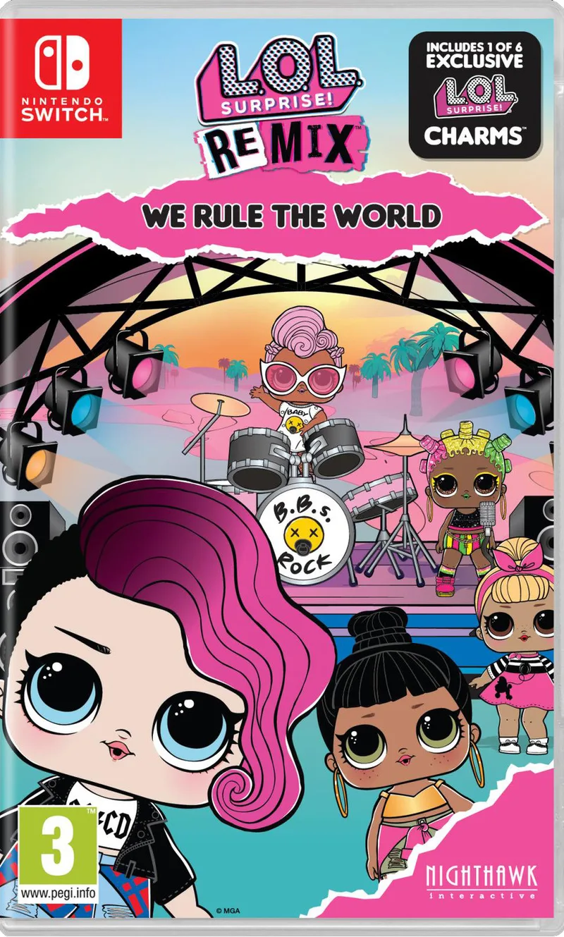 L.O.L. Surprise! Remix We Rule the World van Nighthawk Interactive, Nintendo Switch – cover