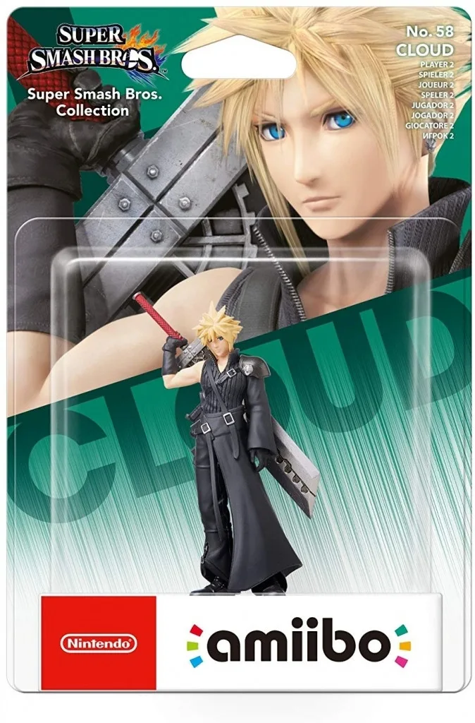 Amiibo - Cloud (player 2) de Nintendo – jaquette