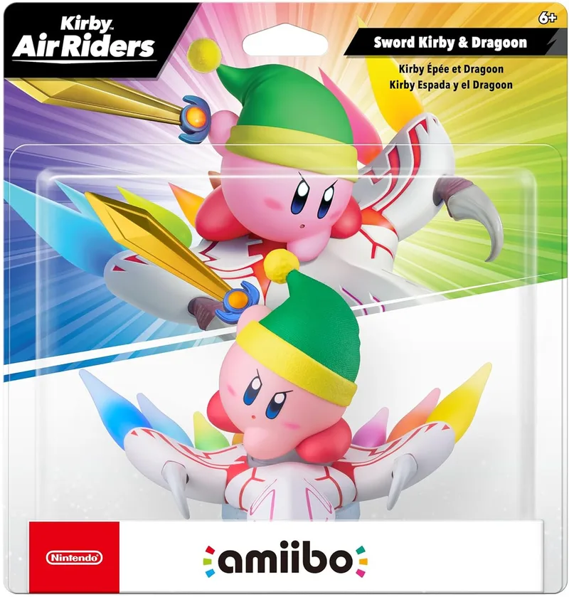 Amiibo Kirby Air Riders - Sword Kirby & Dragoon de Nintendo – jaquette