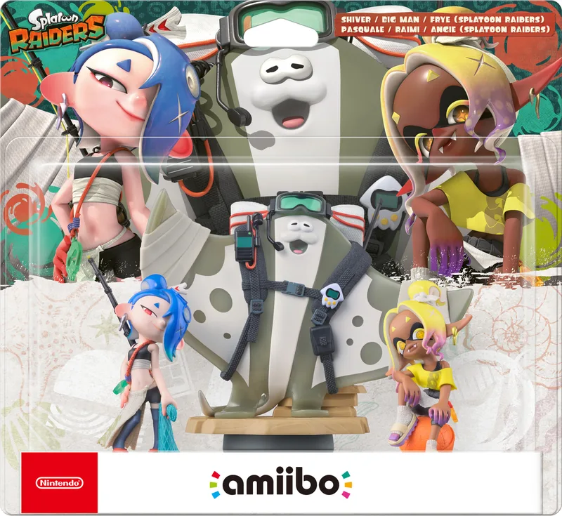 Amiibo Splatoon Raiders - Shiver/Big Man/Frye (3-Pack) van Nintendo – cover