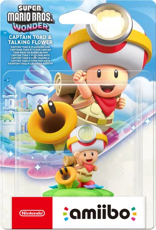 Amiibo Super Mario Bros. Wonder - Captain Toad de Nintendo – jaquette 1 sur 2