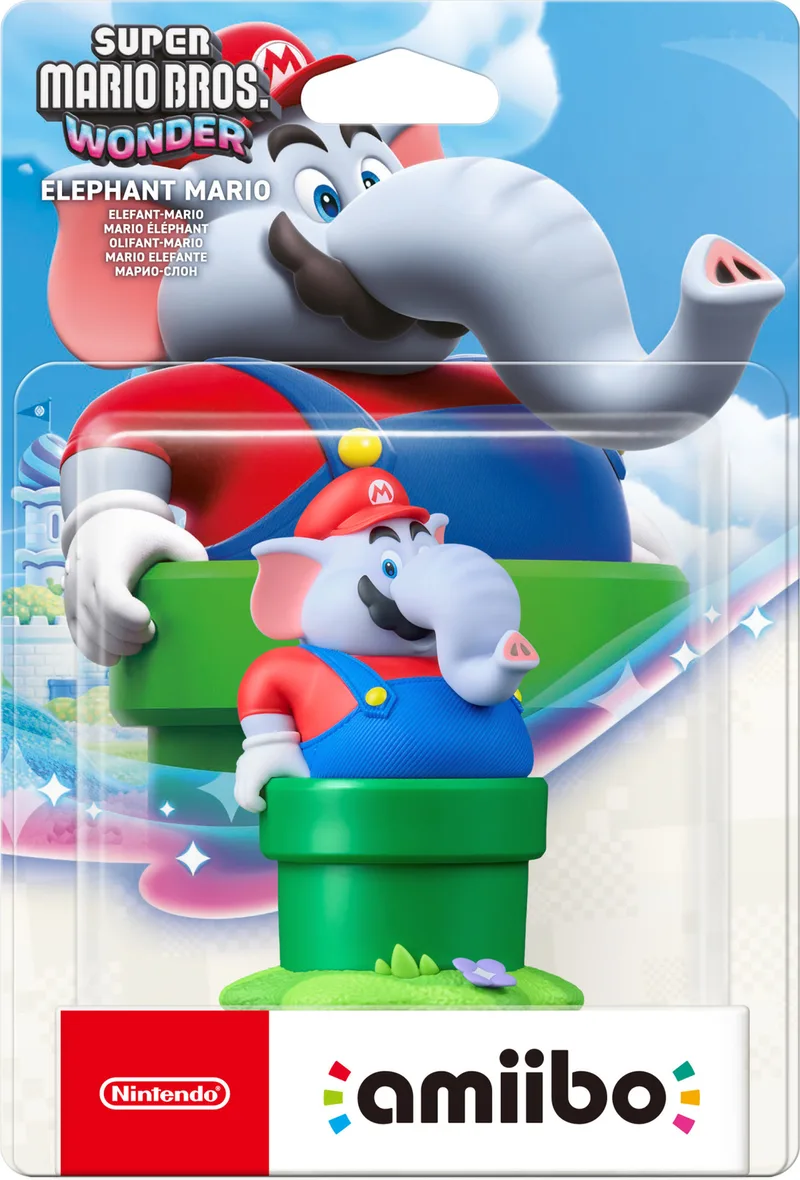 Amiibo Super Mario Bros. Wonder - Elephant Mario de Nintendo – jaquette 1 sur 2