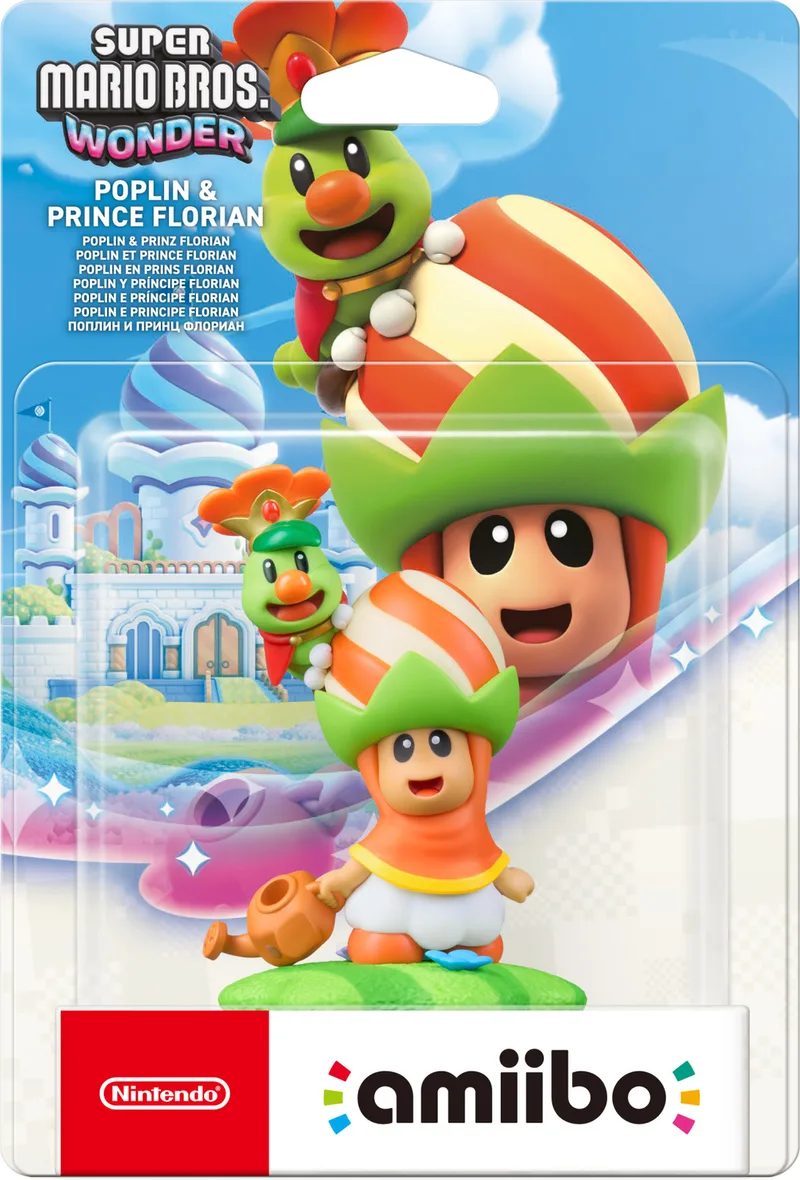 Amiibo Super Mario Bros. Wonder - Poplin & Prince Florian van Nintendo – cover 1 van 2